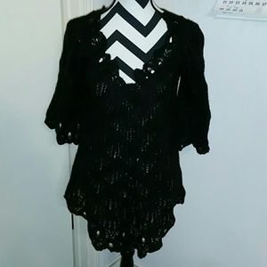 Free people angel sweater tunic xs